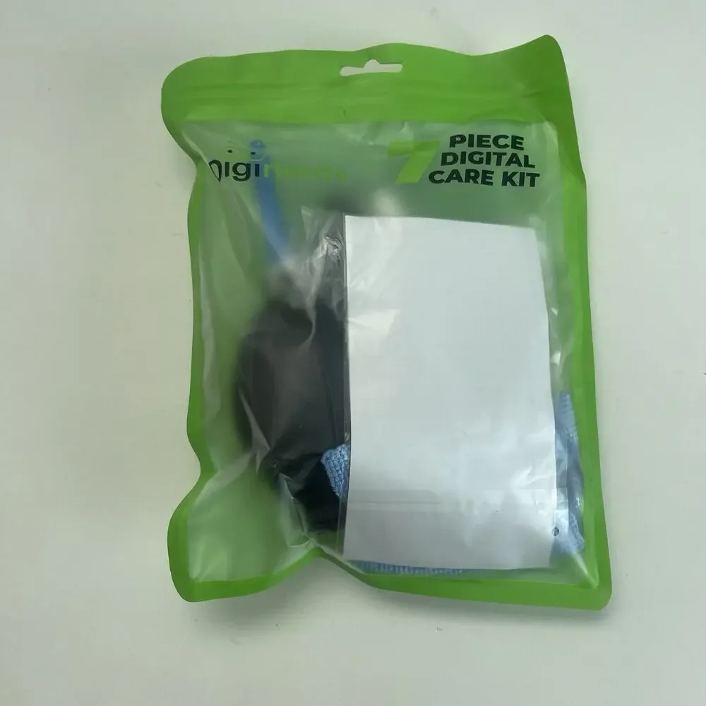 Diginerds 7 Piece Digital Care Kit Camera Cleaning Kit Solution Cloth Brush Swab